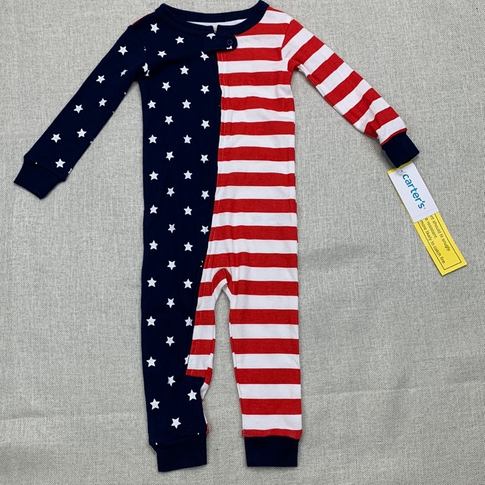 Carter's baby One-Piece Footless Pajamas Size 12 Months